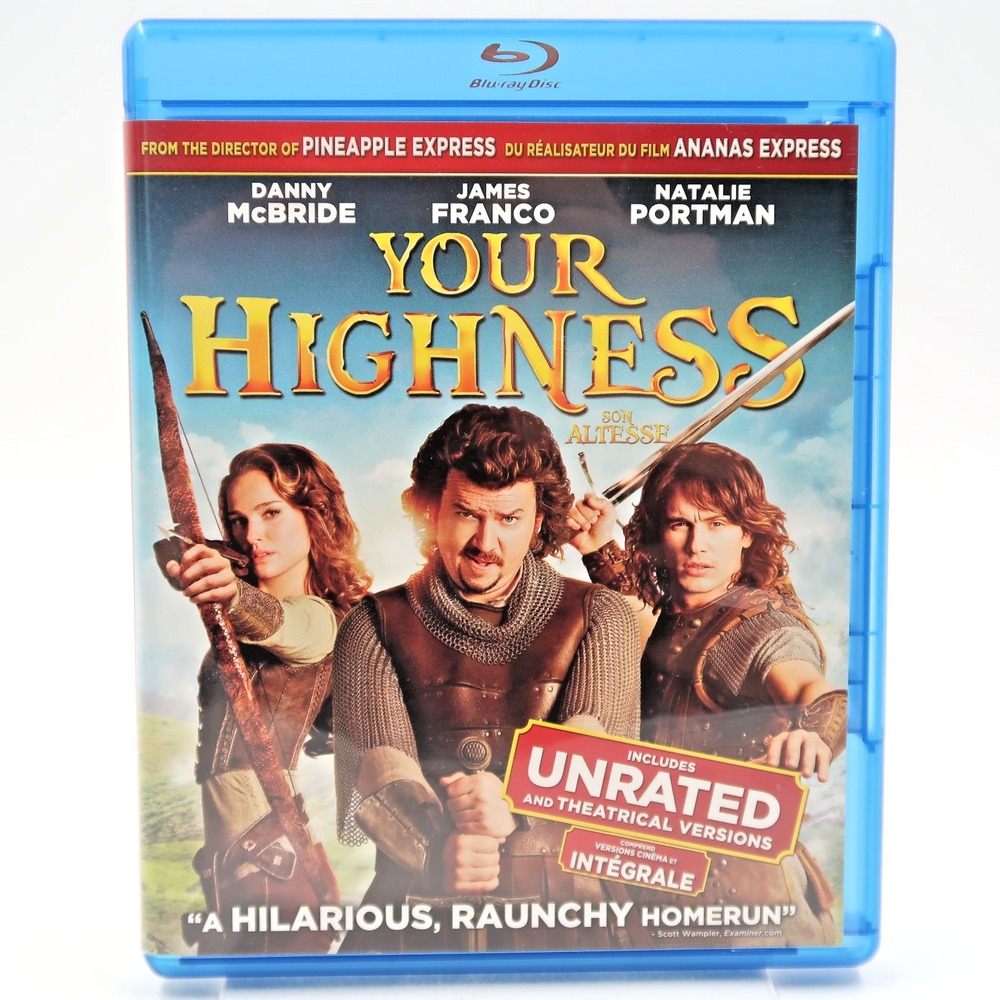 Your Highness Blu-ray 2011 Danny McBride James Franco Natalie Portman Universal